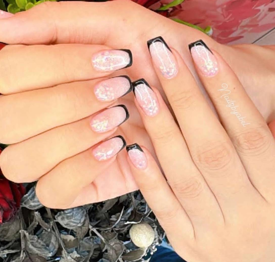 Classic French & Gold Glitter